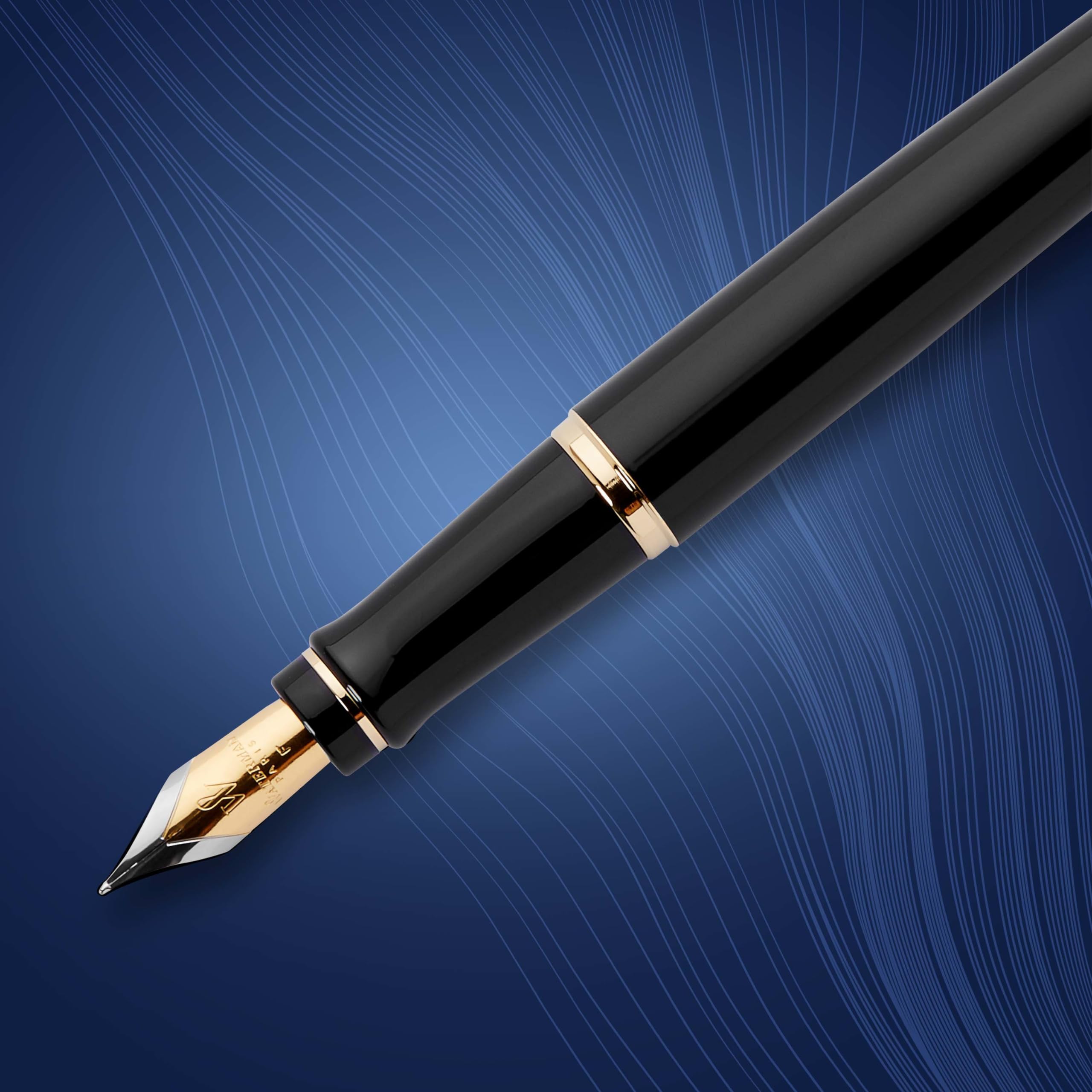 Stylo Plume Expert Waterman Noir Brillant - Coffret Cadeau – Image 4
