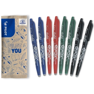Lot de 8 Stylos Effaçables FriXion Ball 07 Pilot - Pointe Moyenne