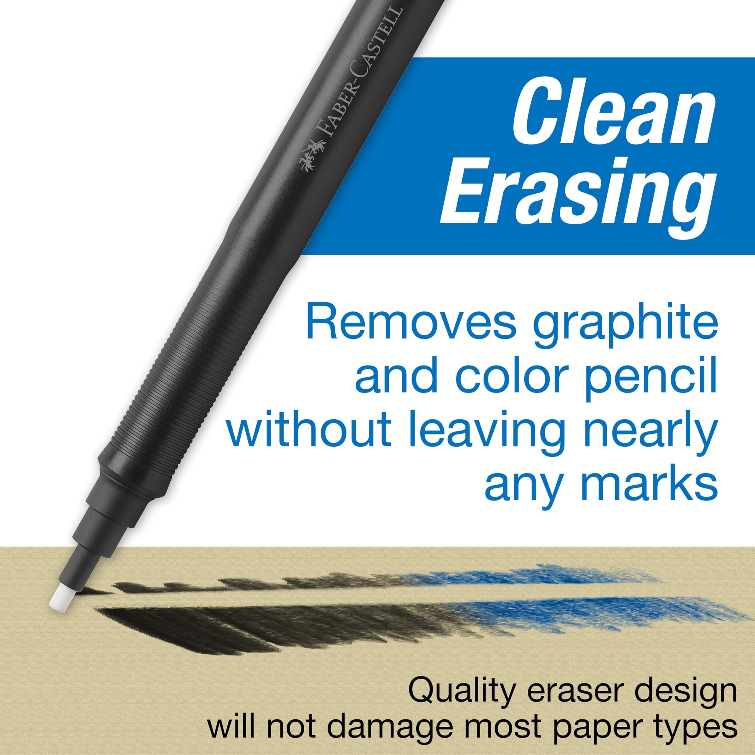 Stylo Gomme de Précision Faber-Castell - Rechargeable avec Embout Métal – Image 3