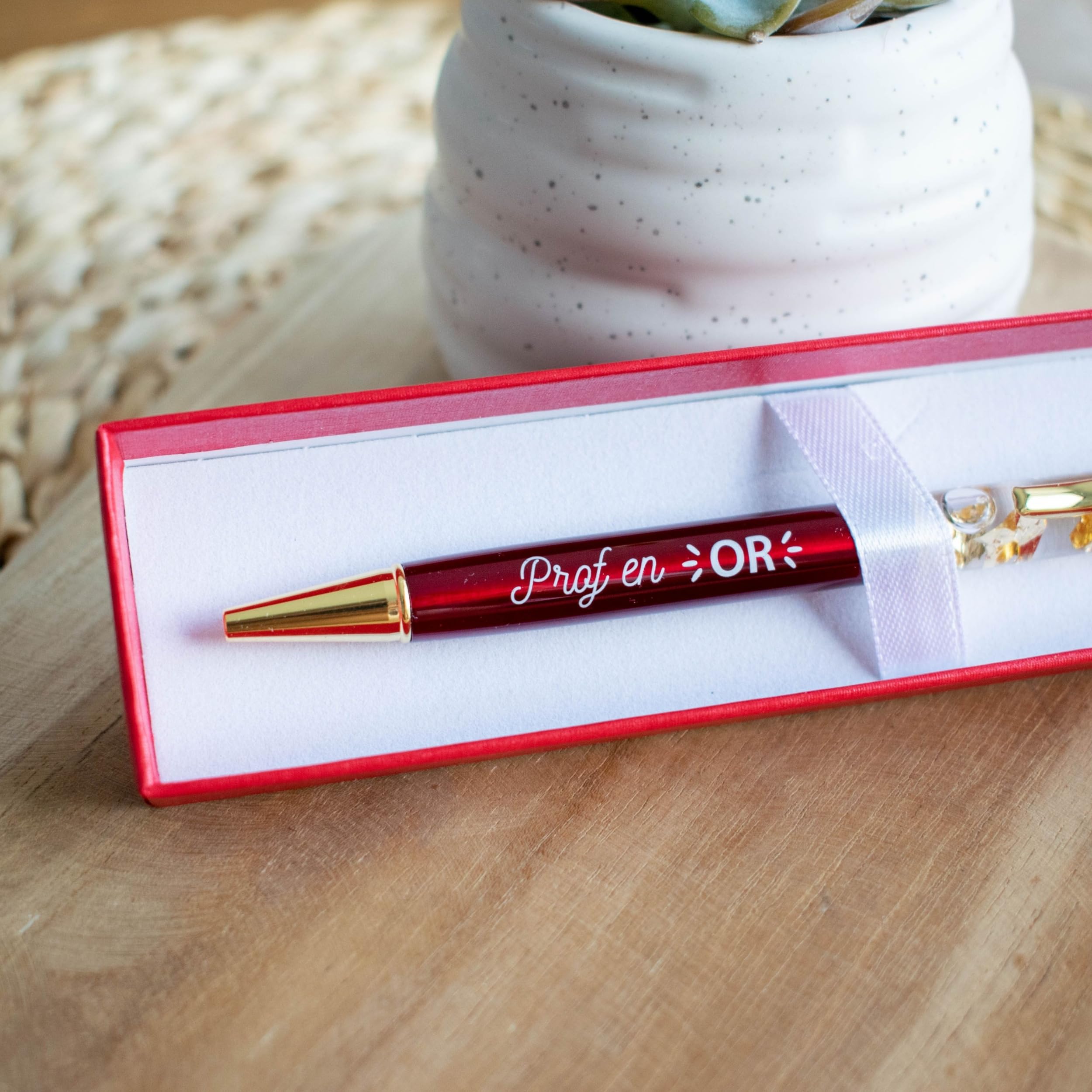 Stylo Bille Prof en Or Ernestine - Coffret Cadeau – Image 2