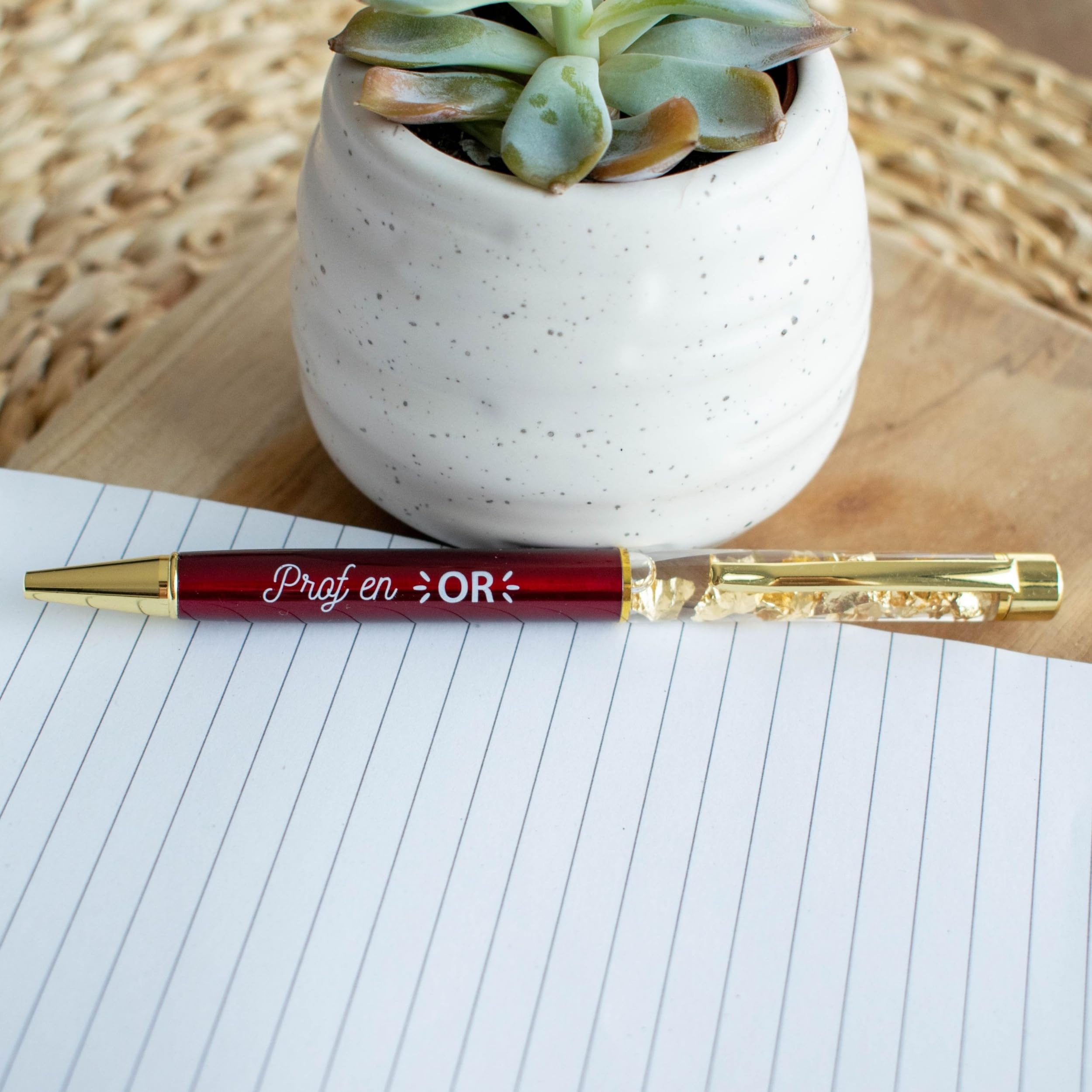 Stylo Bille Prof en Or Ernestine - Coffret Cadeau – Image 3