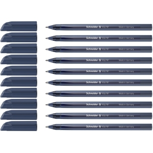 Stylo Bille Vizz 102223 Schneider – Lot de 10, Bleu Nuit