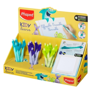 Stylo Effaçable Kidy Learn Maped – Animaux Enfants avec Gomme Intégrée