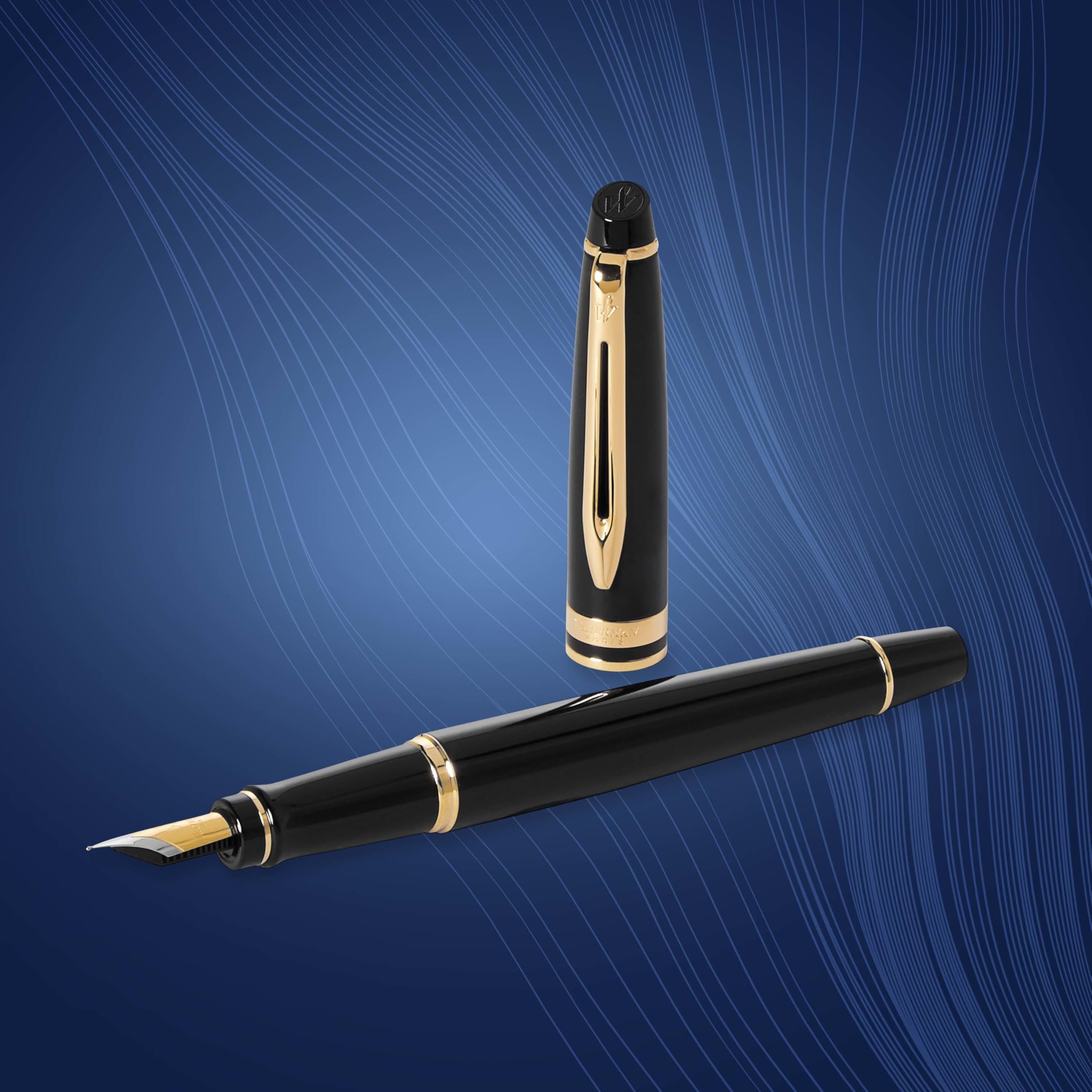 Stylo Plume Expert Waterman Noir Brillant - Coffret Cadeau – Image 5