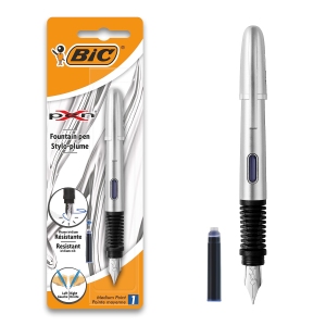 Stylo Plume Rechargeable BIC Xpen - Corps Chromé