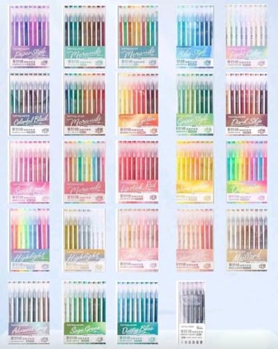 Lot de 213 stylos gel 207 couleurs pour dessin et coloriage - vue 2