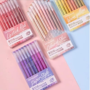 Lot de 213 stylos gel 207 couleurs pour dessin et coloriage - vue 6