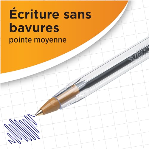 Lot de 20 stylos Bille BIC Cristal Original 1,0 mm Couleurs Assorties - vue 4
