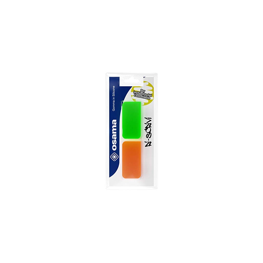 Gomme à Effacer en Silicone Osama - Pack de 2 Pièces, 6 Couleurs