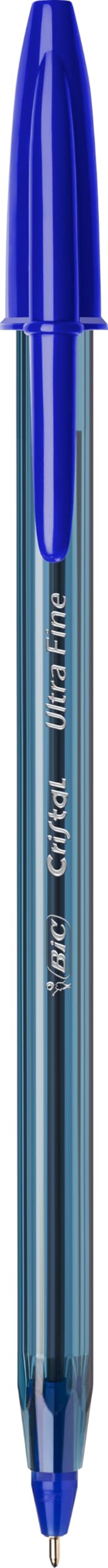 Stylo Bille Cristal Exact Bic Pointe Aiguille 0,7 mm - Bleu, Boîte de 20 – Image 2