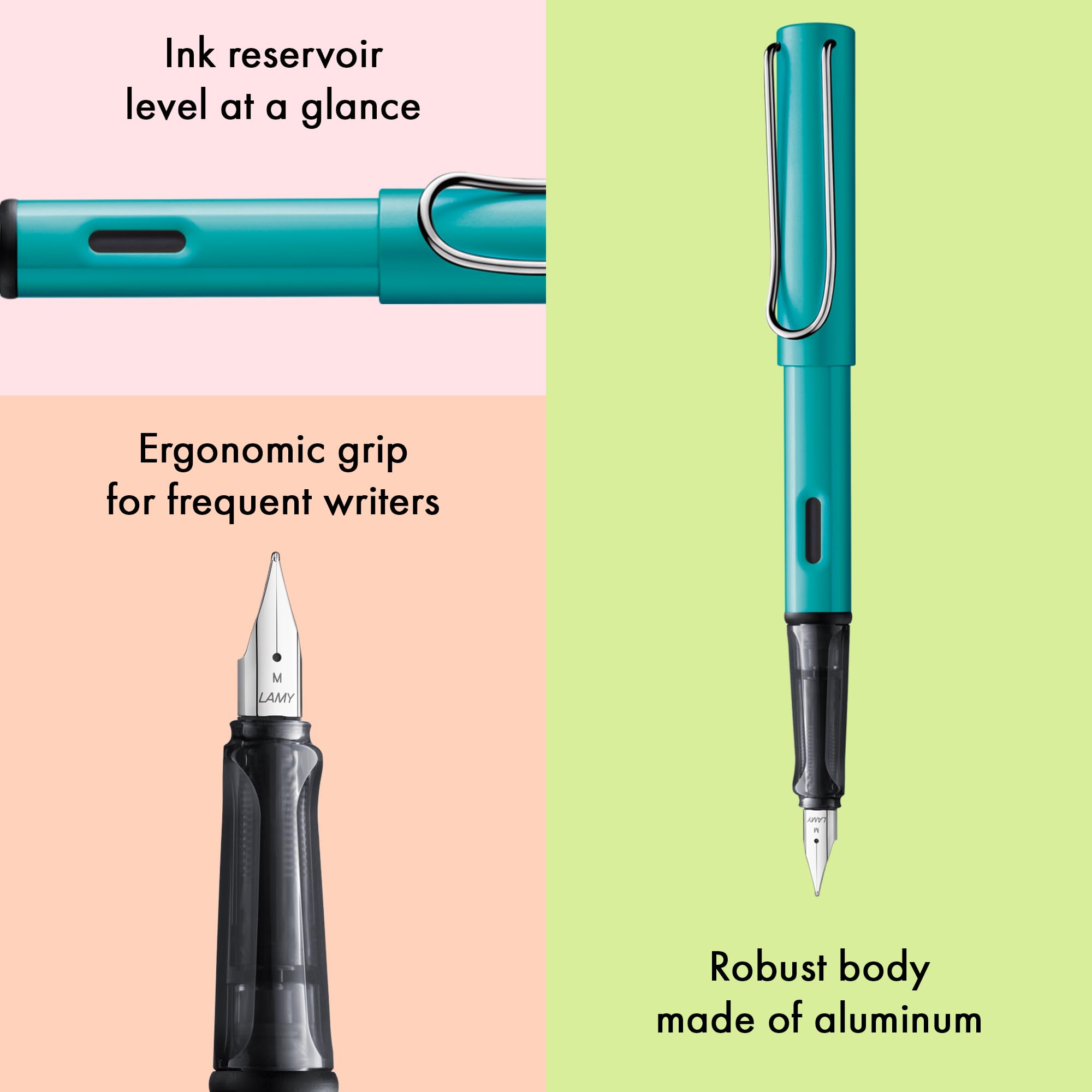 Stylo Plume Lamy AL-star Turmaline - Plume Acier Taille M – Image 4
