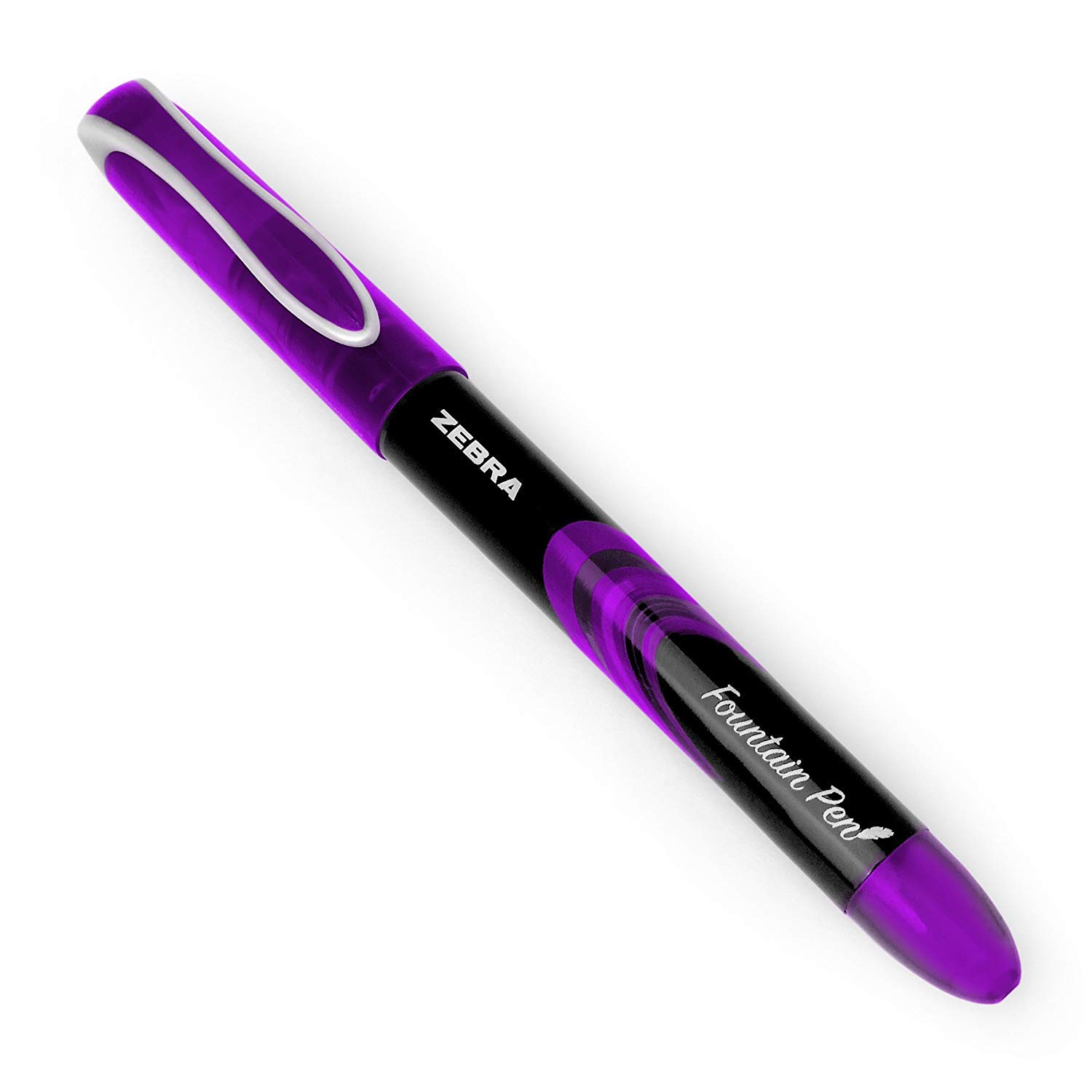 Lot de 3 Stylos Plume Jetables Zebra - Encre Violette – Image 2