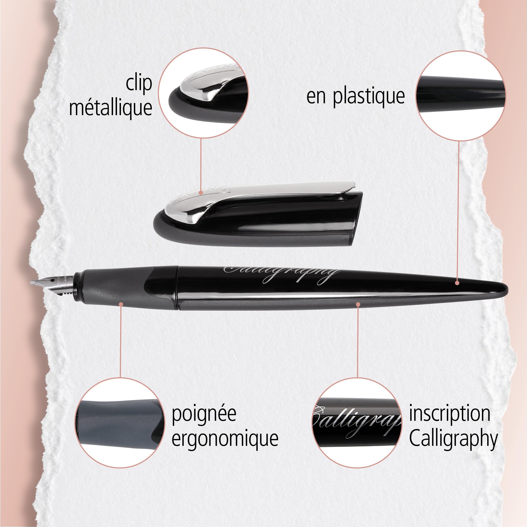 Parure Calligraphie Stylo Plume AIR Online - Coffret 3 Plumes – Image 4