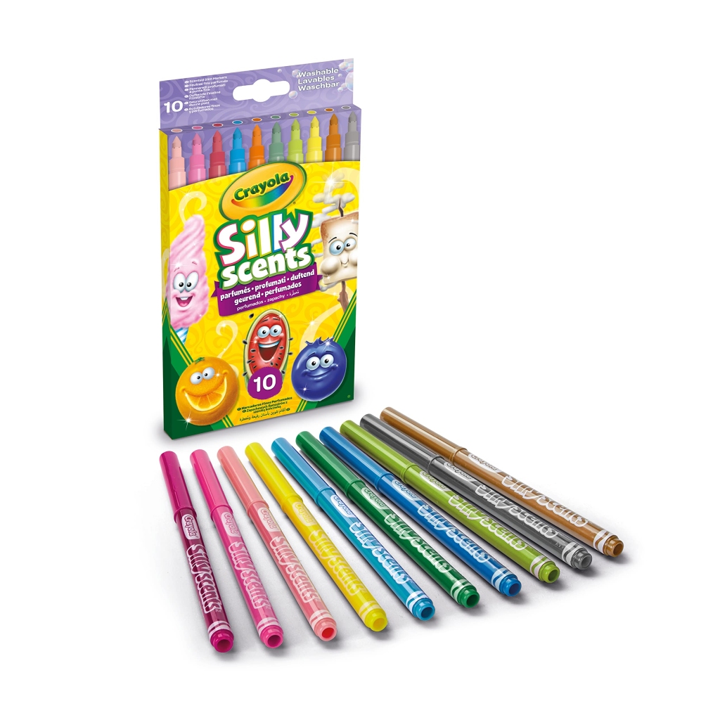 Set de 10 Feutres Parfumés Lavables Crayola - Silly Scents