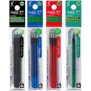 Recharge Stylo Roller FriXion Ball 4 Pilot - 0,5 mm Noir