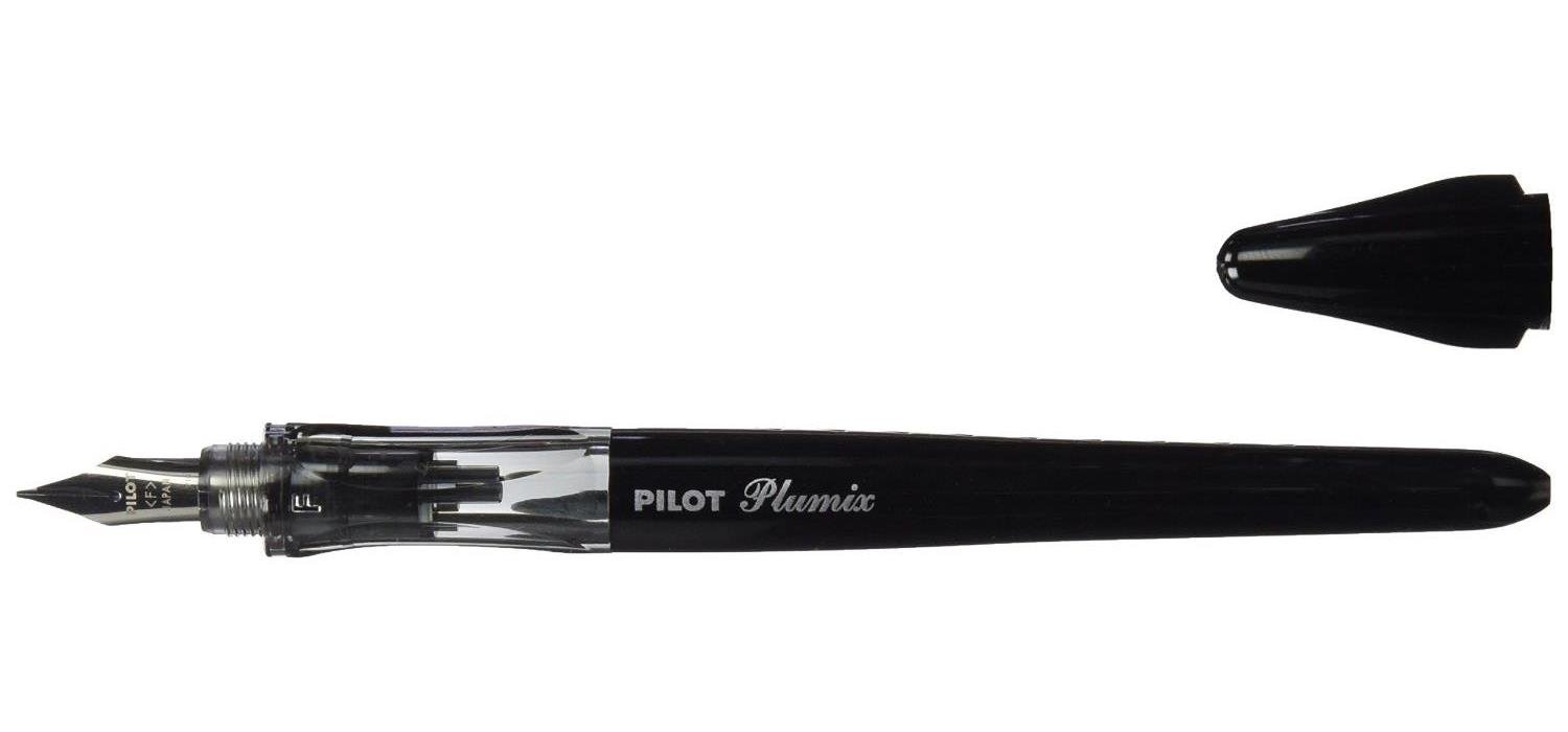 Stylo Plume Plumix Pilot - Plume Fine 0,44mm + Cartouche Encre Noire – Image 2