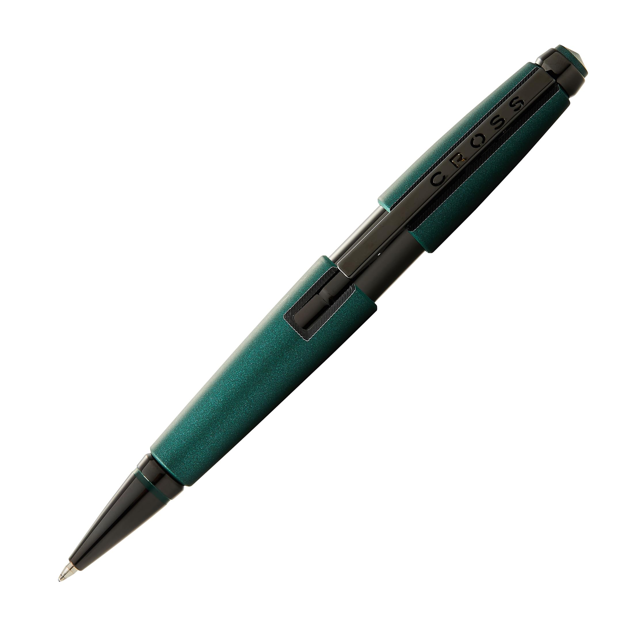 Stylo Roller Cross Edge Vert Mat - Coffret Cadeau Premium