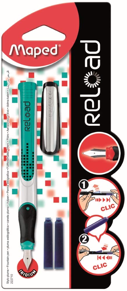Stylo Plume Reload Garçon Maped - Coloris Aléatoire