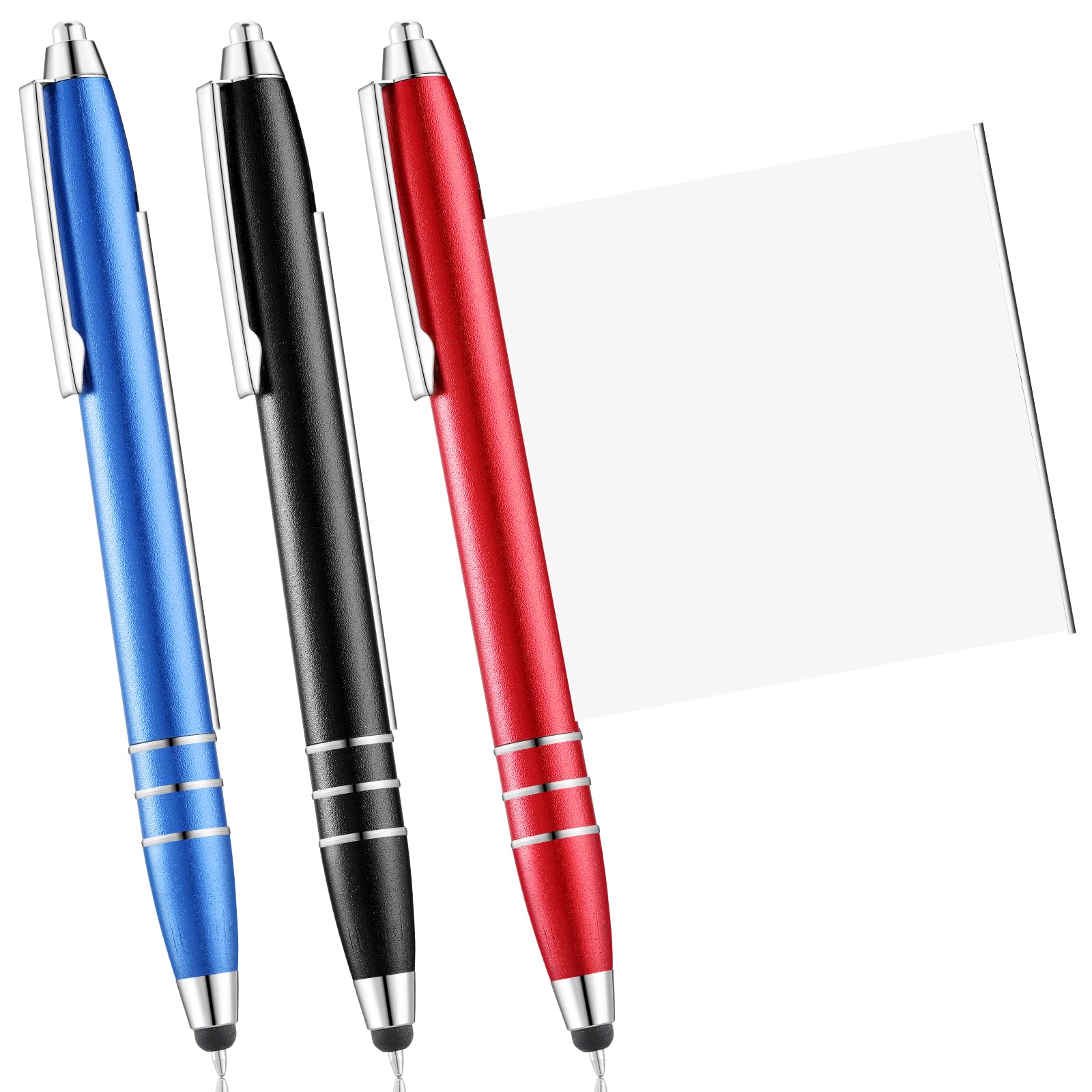 Stylo Bille Métal Nezyo avec Feuille de Triche Rétractable - Lot de 3