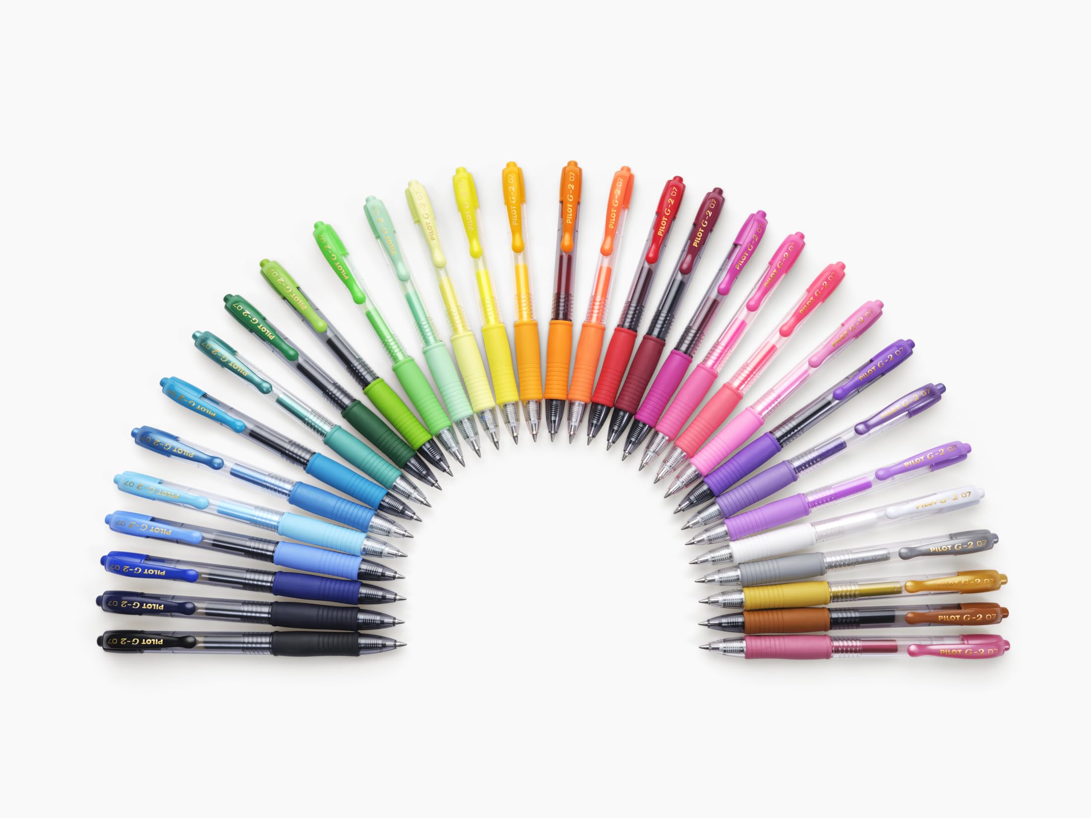 Lot de 5 Stylos Roller Gel Pilot G2 Pastel - Pointe Moyenne – Image 4