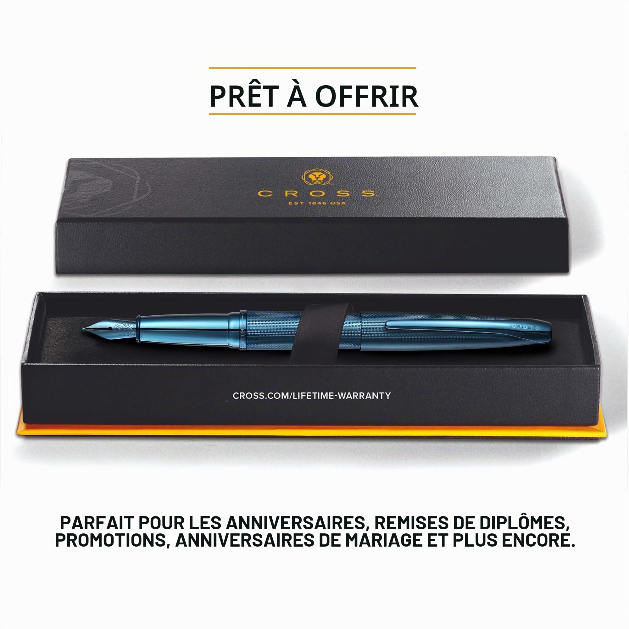 Stylo Plume ATX Cross Sablé Bleu Foncé – Image 5