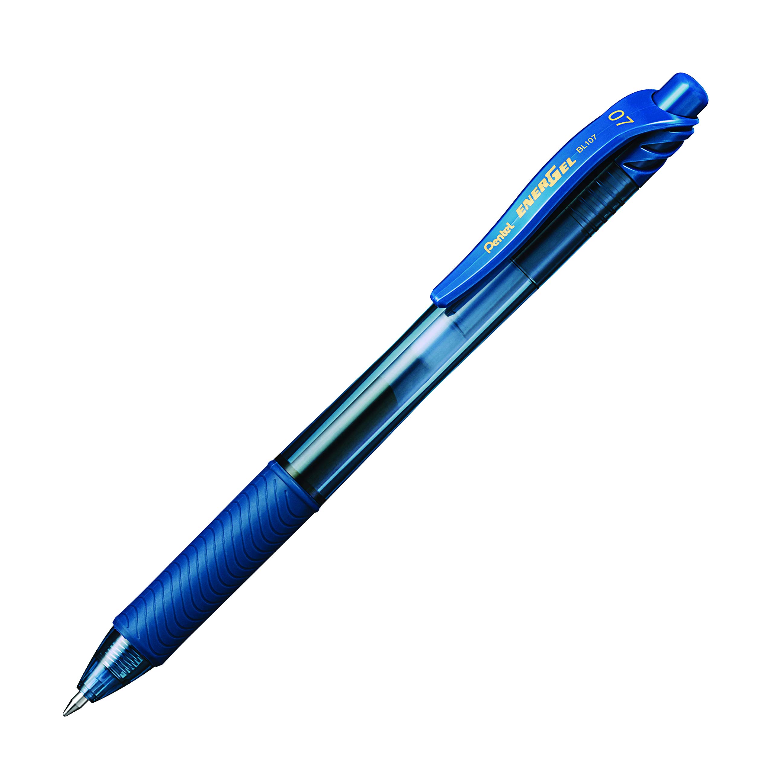 Lot de 12 Stylos Roller Gel Pentel Energel X BL107 - Pointe 0,7 mm Bleu Nuit – Image 4