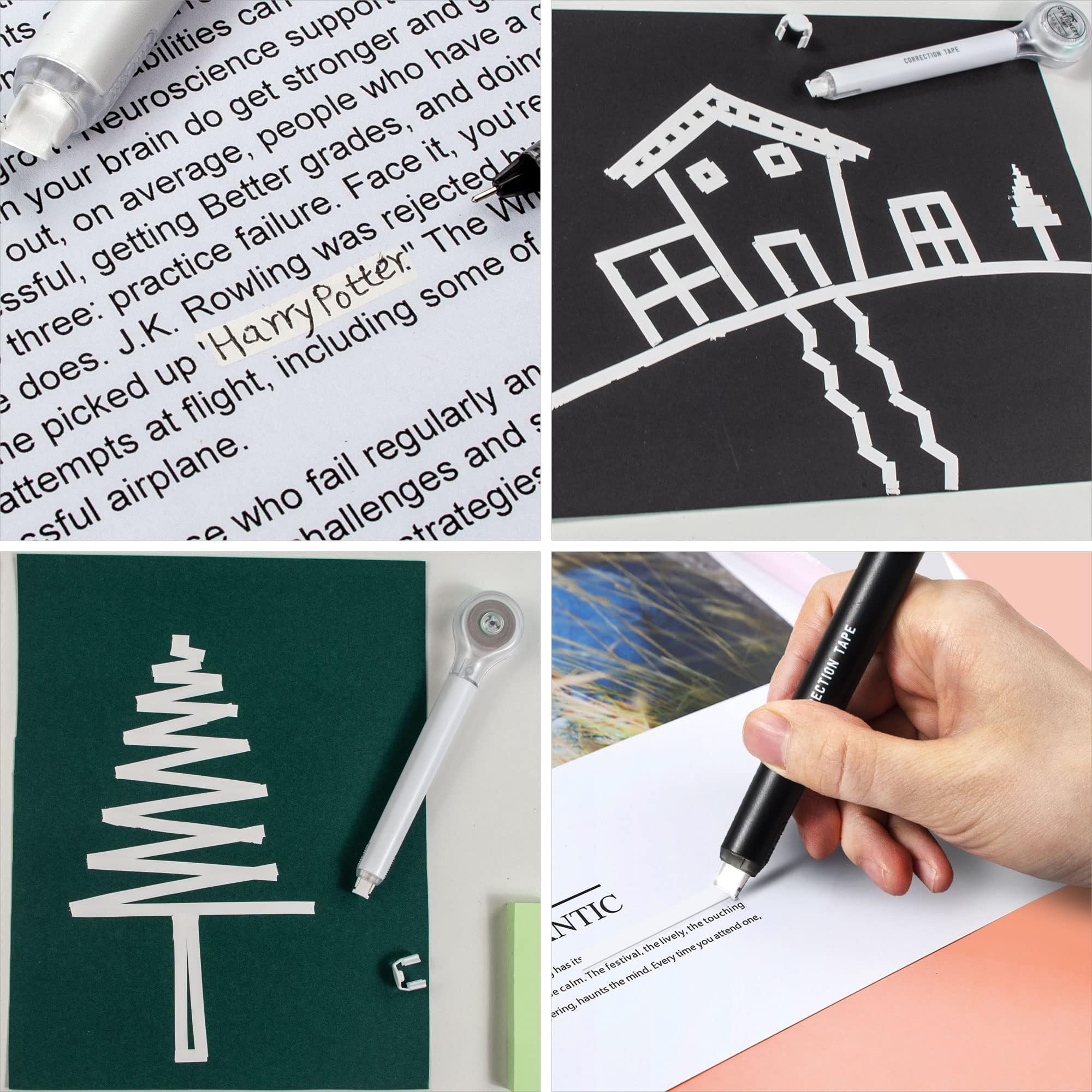 Correcteur Blanc STATIONERY ISLAND - Boîte de 4 Rubans Correcteurs 6mx5mm – Image 5