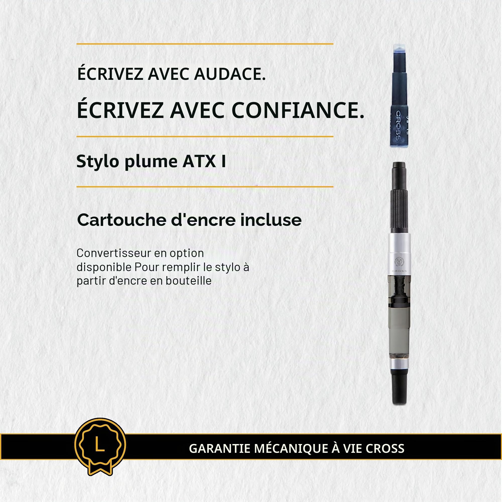 Stylo Plume ATX Cross Sablé Bleu Foncé – Image 6