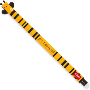 Legami lot de 2 stylos gel effaçables Summer Vibes coccinelle et abeille