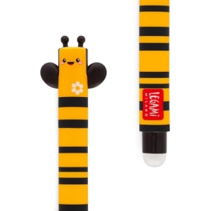 Legami lot de 2 stylos gel effaçables Summer Vibes coccinelle et abeille