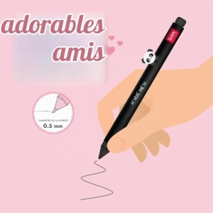 Legami Lovely Friends lot de 5 stylos gel à animaux amovibles