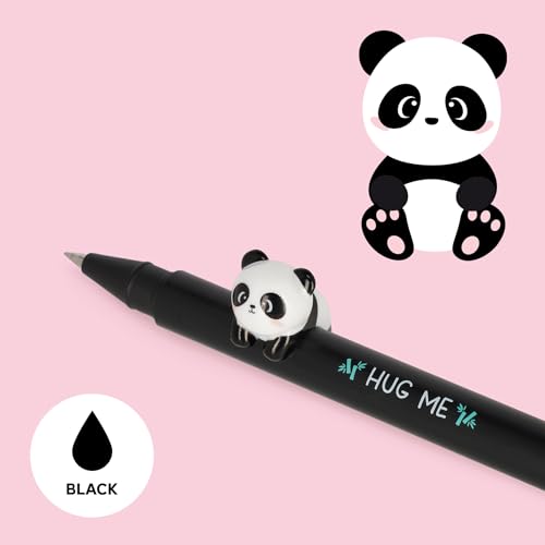 Legami Lovely Friends lot de 5 stylos gel à animaux amovibles