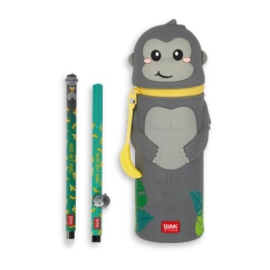 Legami Set Gorilla : stylo effaçable, stylo Lovely Friends et trousse Kawaii