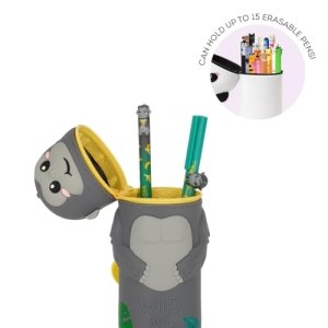 Legami Set Gorilla : stylo effaçable, stylo Lovely Friends et trousse Kawaii
