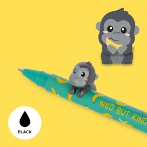 Legami Set Gorilla : stylo effaçable, stylo Lovely Friends et trousse Kawaii